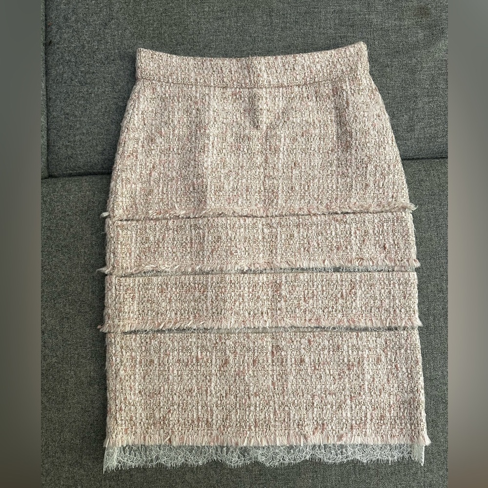 Worth Paris Tweed Skirt